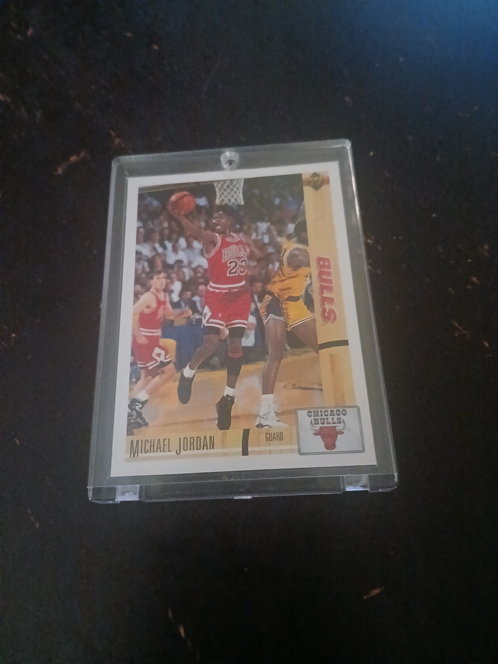 Michael Jordan Chicago Bulls Basketball Card - Red
